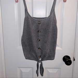Button detail tank top